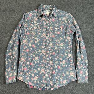 Rockmount Ranch Wear Women’s Western Shirt Diamond Pearl Snap Rodeo Size Small